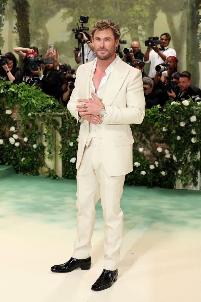 chris hemsworth met gala 2024