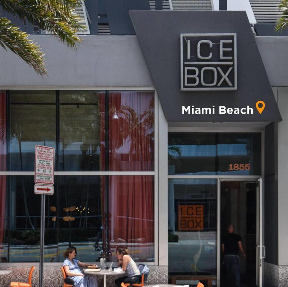 The Ice Box Cafe in Miami Beach has closed; the Hallandale Beach location is also closed. Facebook