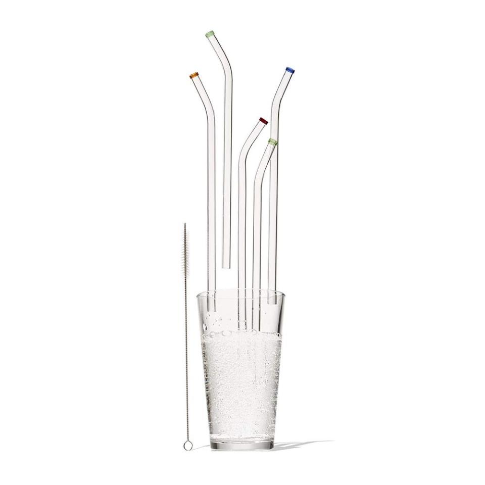 Better Houseware Extra-Wide Glass Drinking Straws