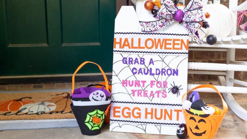 halloween egg hunt halloween games