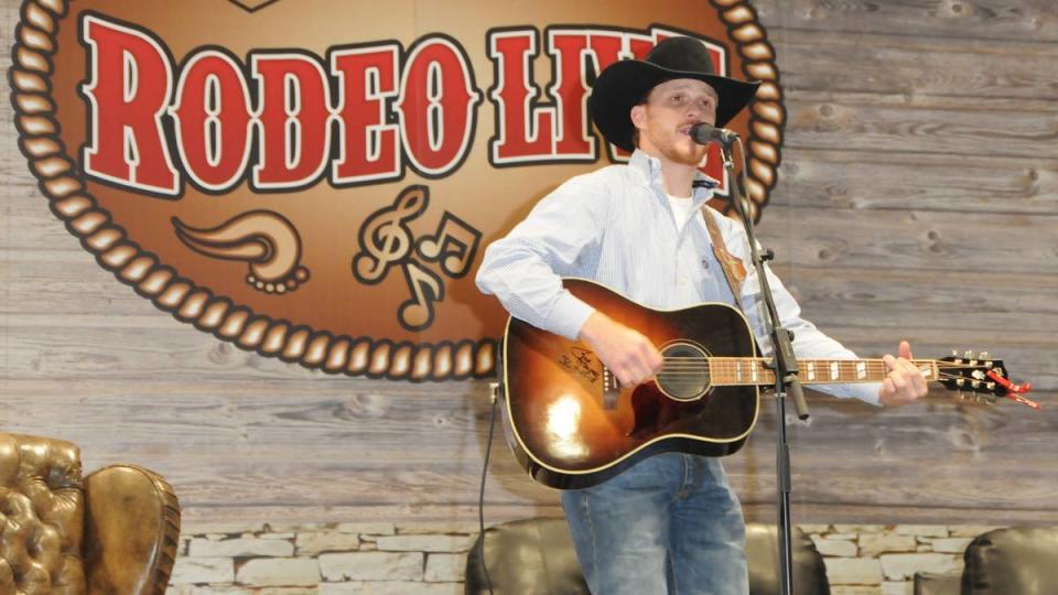 Cody Johnson album performs at Cowboy FanFest during the Wrangler National Finals Rodeo at the Las Vegas Convention Center Cowboy FanFest during the Wrangler National Finals Rodeo at the on December 9, 2013