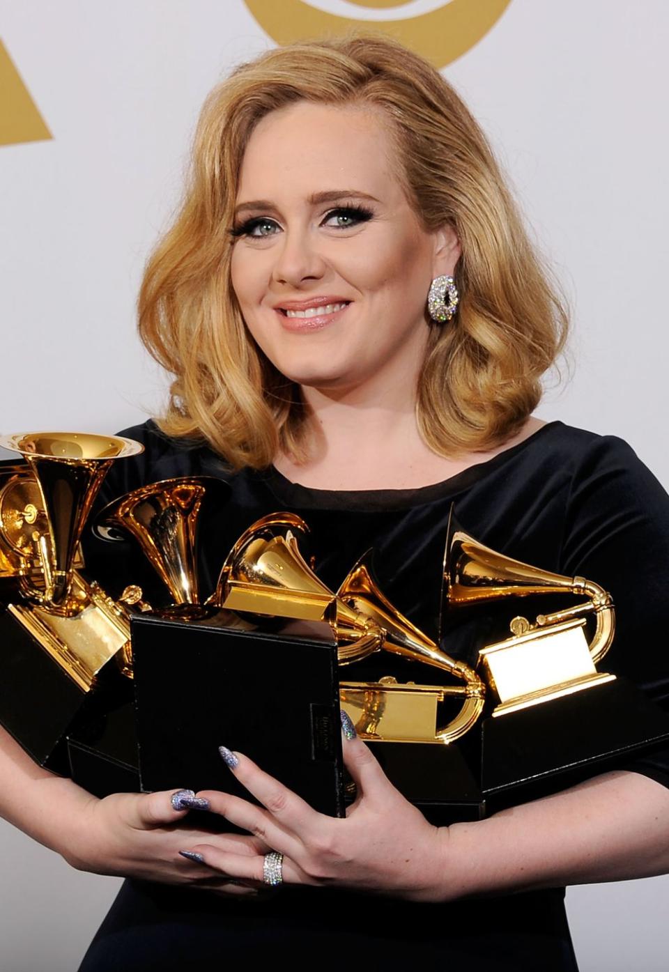 the 54th annual grammy awards press room