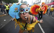 <p>Performers participate in the children’s day parade at the Notting Hill Carnival in London, Britain August 28, 2016. (Photo:Peter Nicholls/Reuters) </p>