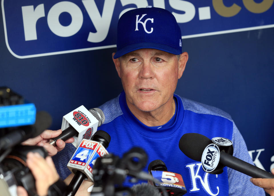 Royals manager Ned Yost said he could have died after fall from a tree last week. (AP)