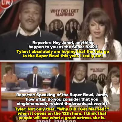 4. While Tyler Perry and Janet Jackson were promoting 