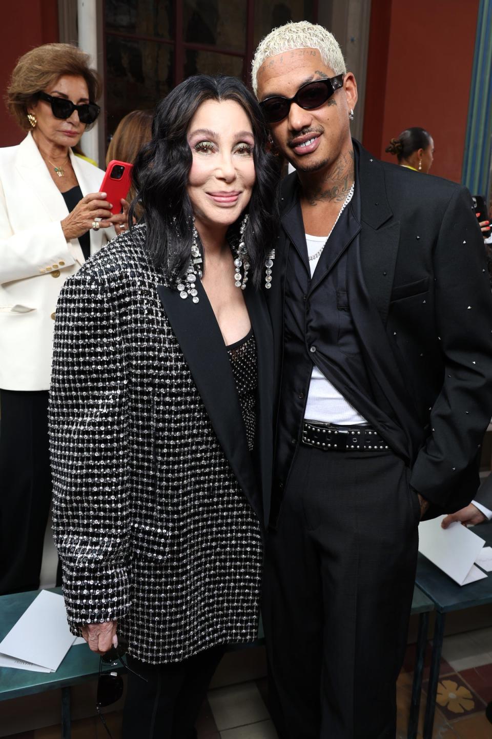 The couple at a Valentino show earlier this year (Getty Images)