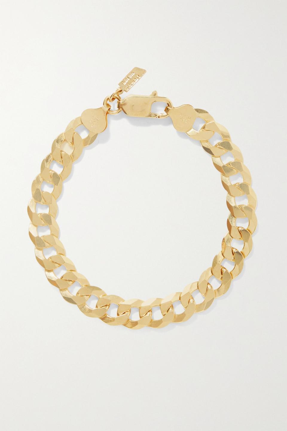 4) Gold-Plated Sterling Silver Bracelet