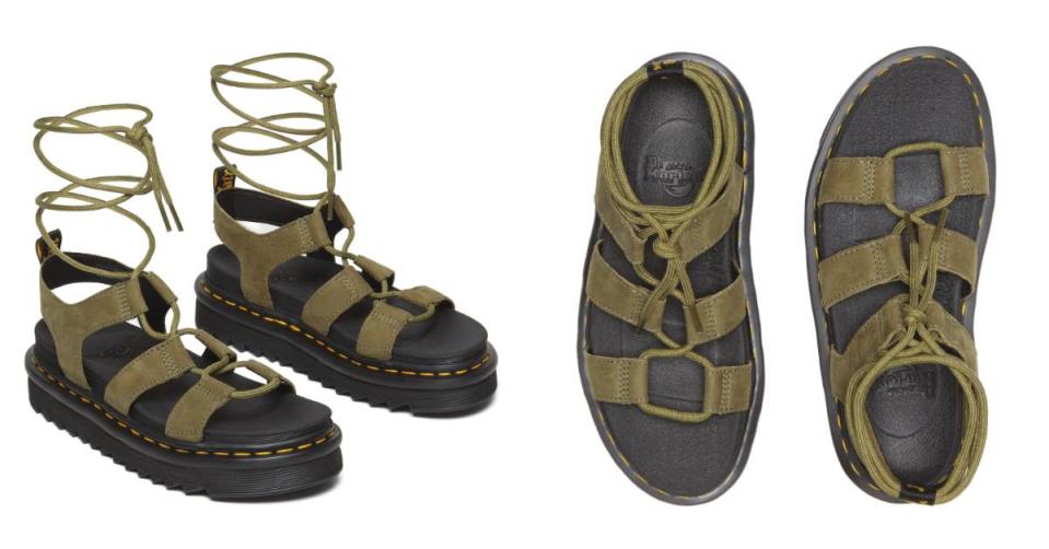 Nartilla Muted Olive 中性款，NT$4,980圖片來源：Dr. Martens