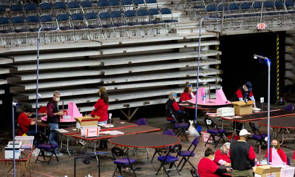 <span>Photograph: Courtney Pedroza/Getty Images</span>