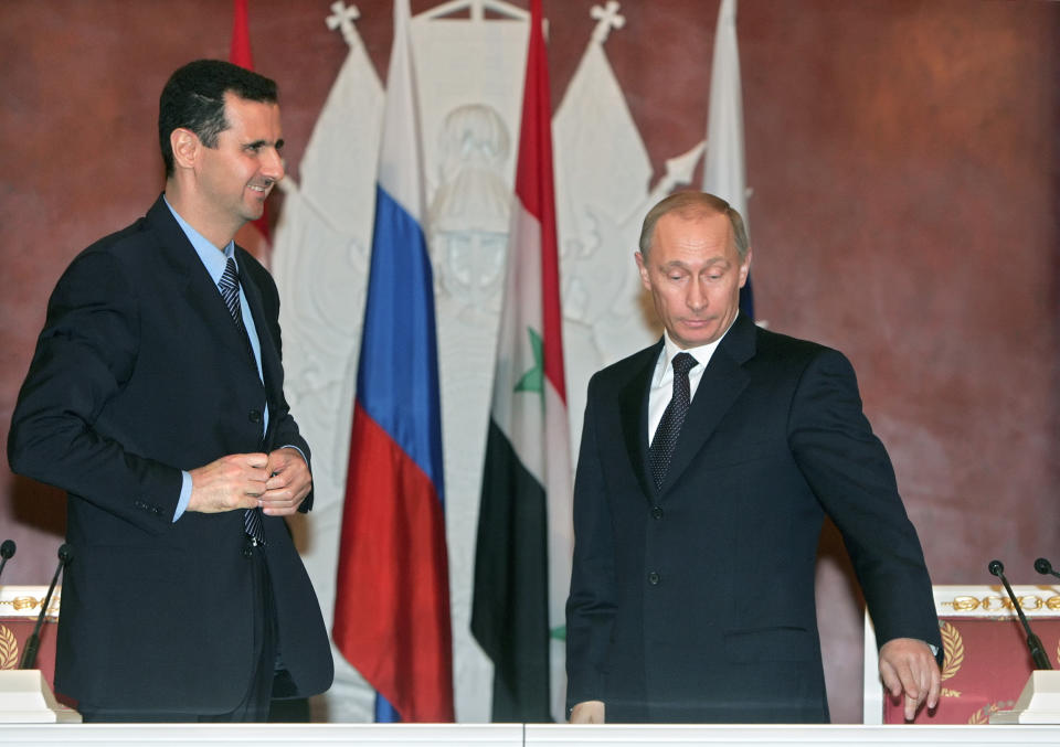 assad putin russia syria