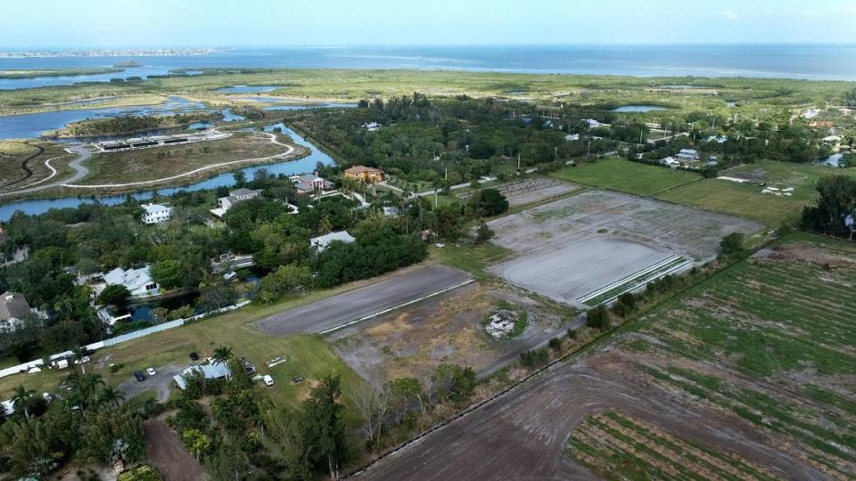 The Manatee County Commission voted to cut back the government’s environmental protections for local wetlands over the protests of hundreds of residents. An aerial photo shows development in northwest Bradenton on Wednesday, Oct. 4, 2023.