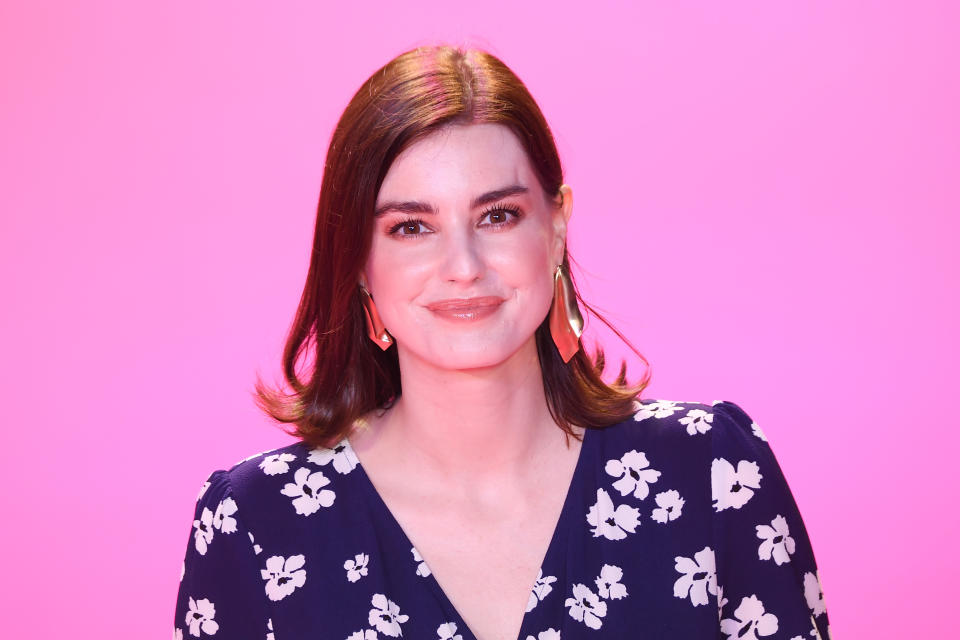 CANNES, FRANCE - OCTOBER 08:  Laurie Nunn attends the opening ceremony during the 4th Canneseries Festival on October 08, 2021 in Cannes, France. (Photo by Stephane Cardinale - Corbis/Corbis via Getty Images)