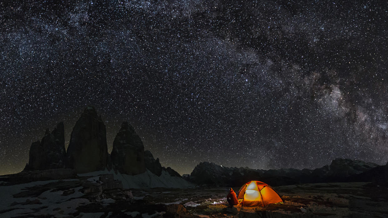  Northern Hemisphere Night Sky: Sky about Tre Cime di Lavaredo. 