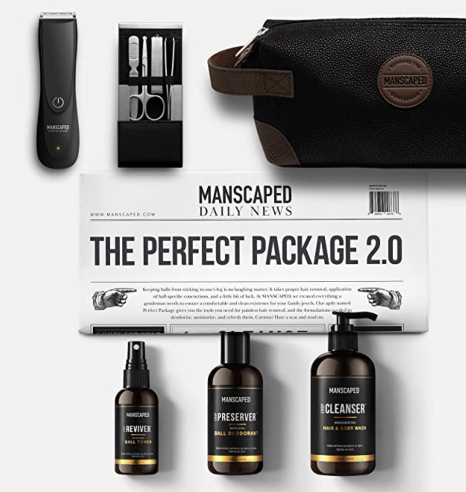 Manscaped Perfect Package 2.0 Kit. PHOTO: Amazon