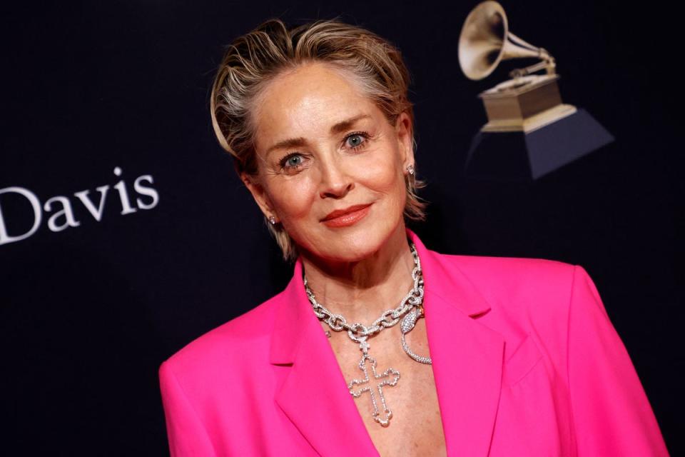 Sharon Stone said she was left with ‘zero money’ after her 2001 stroke (AFP via Getty Images)