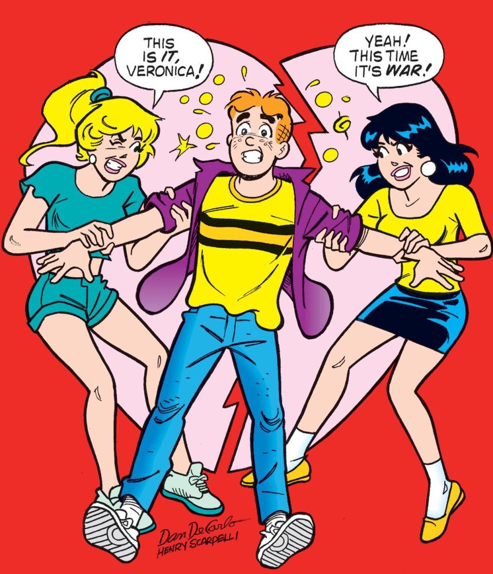 The love triangle between Archie, Betty and Veronica is timeless