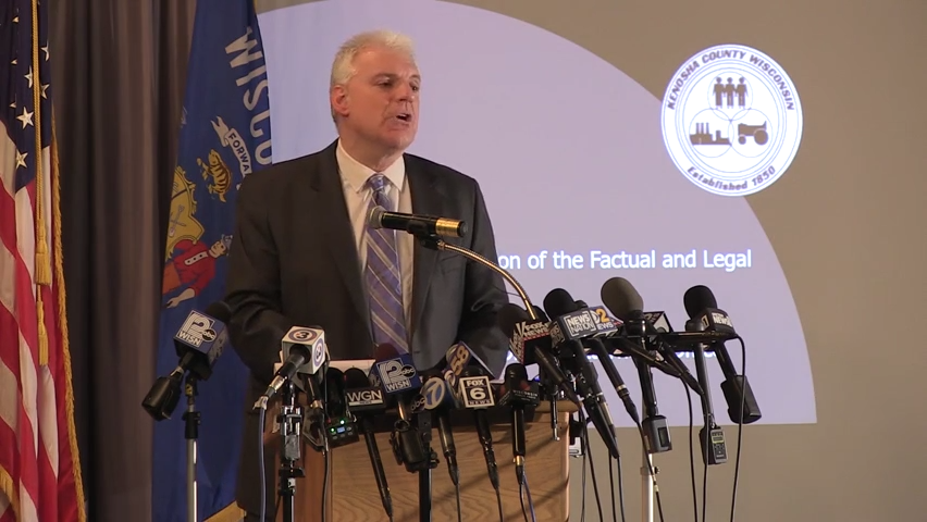 Kenosha County District Attorney Michael Graveley announced that Kenosha police officer Rusten Sheskey would not be criminally charged with the shooting of Jacob Blake.