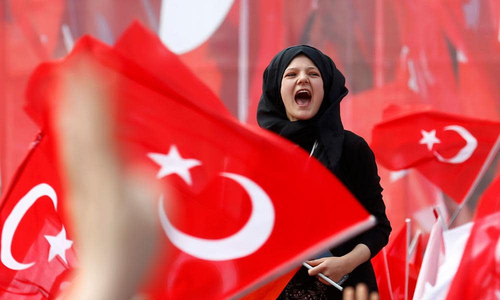 Supporters of Turkish President Erdogan 