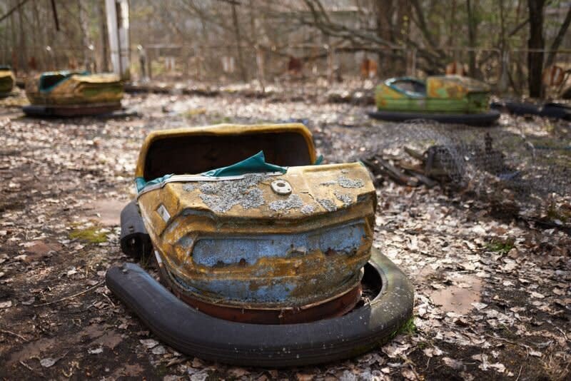 Una imagen del parque de atracciones de Prípiat, cerca de la central nuclear de Chernóbil, en la Zona de Exclusión, Ucrania (Foto: Vitaliy Holovin / Corbis a través de Getty images).