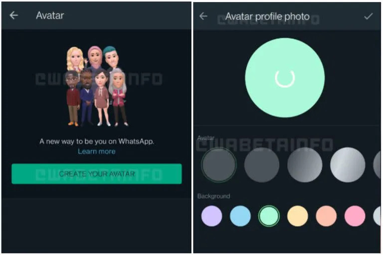 El avatar se podrá crear desde la aplicación (Foto: WABetainfo)