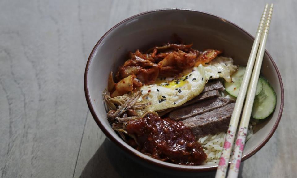 A serving of the ‘Trump-Kim Chi Nasi Lemak’ inspired by the upcoming summit