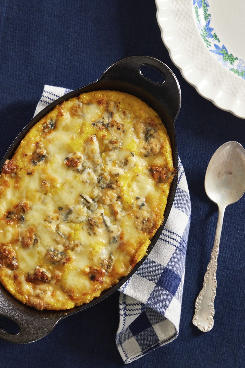 gorgonzola baked polenta