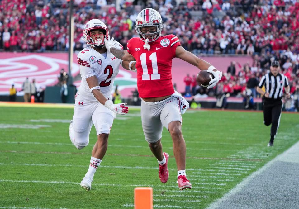 Former Ohio State WR Jaxon Smith-Njigba ranks top 5 plays as Buckeye