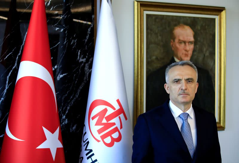 FILE PHOTO: Interview with Turkey's Central Bank Governor Naci Agbal in Istanbul
