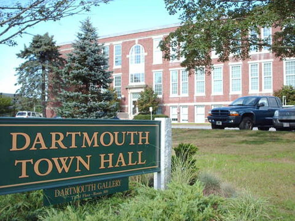 Dartmouth Town Hall, seen here in a file photo, has been a busy place as officials have been preparing for Town Meeting on Tuesday, June 6.