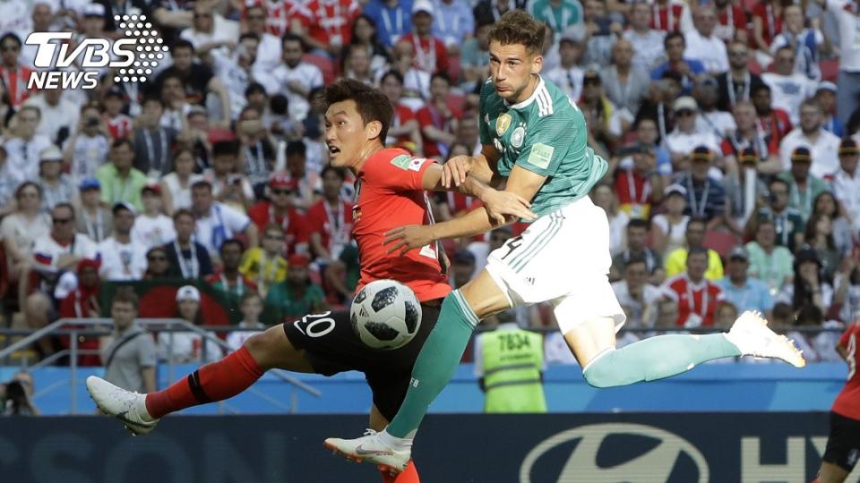 韓國以2：0踢走德國隊。圖／達志影像美聯社 (世足賽)