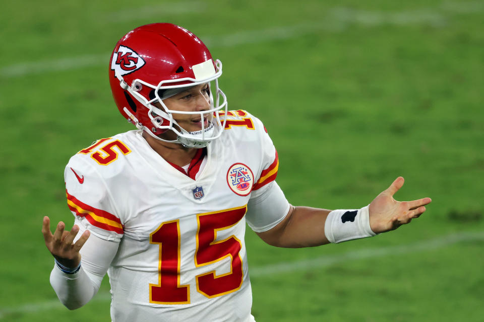 Patrick Mahomes and the Chiefs won, which was great for bettors. (Photo by Rob Carr/Getty Images)