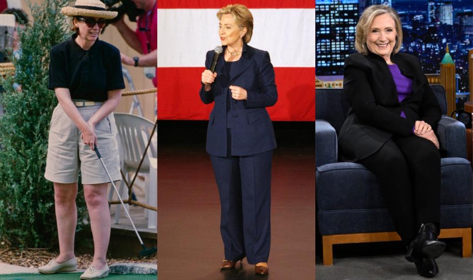 Hillary Clinton's shoe style over the years.