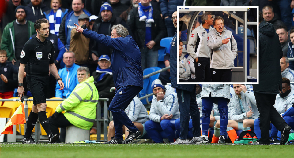 Neil Warnock blasted officials after Chelsea left Cardiff with all three points