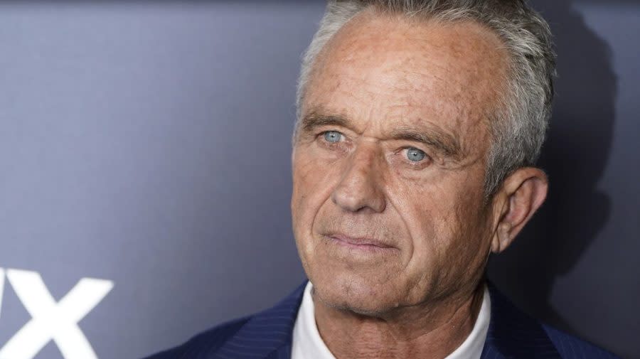 Robert F. Kennedy Jr. on Tuesday, Jan. 30, 2024, at the DGA Theater in Los Angeles. (Photo by Jordan Strauss/Invision/AP)