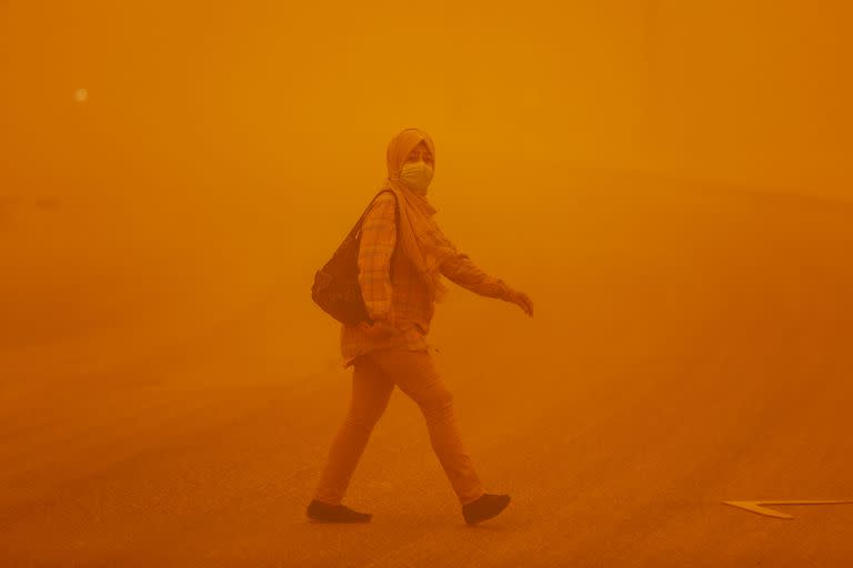 Tormenta de arena; irak; Bagdad; mundo; fotos del día;