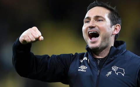 Frank Lampard has guided Derby to the Championship play-off final in his first season - Credit: GETTY IMAGES