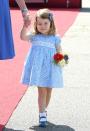 <p>Charlotte always wears floaty floral or pastel dresses when in public with her parents. In fact, most little princesses from Anne forward have worn such frocks as children. </p>