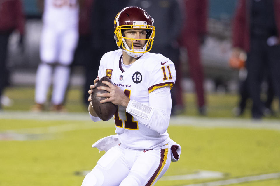 Washington and QB Alex Smith are likely to part ways in the coming days. (Photo by Mitchell Leff/Getty Images)