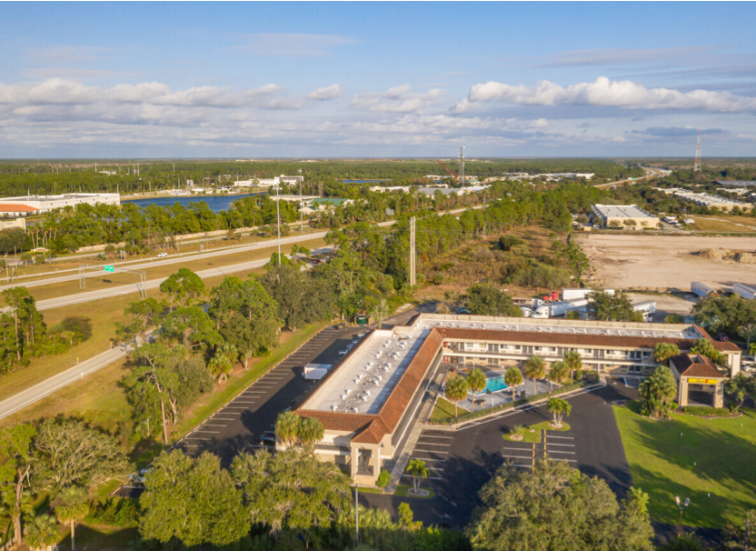 Super 8 Hotel,   3880 Tollgate Blvd., in East Naples