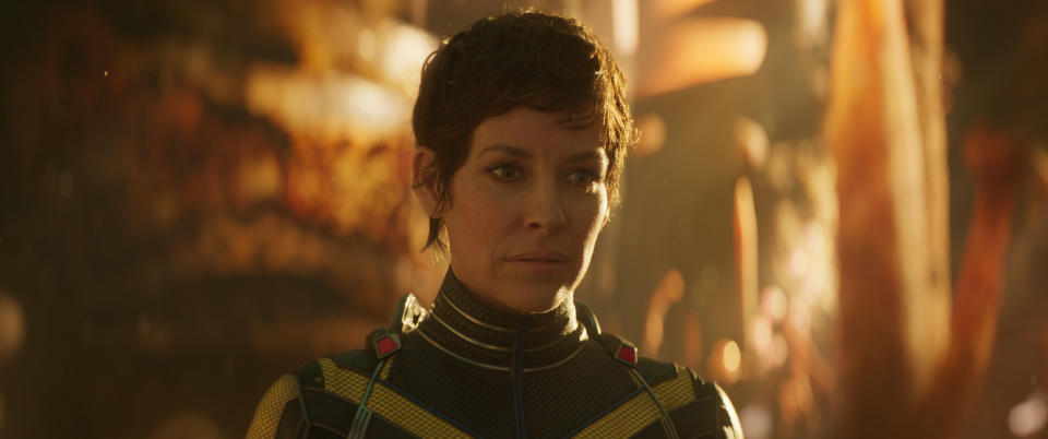 Evangeline Lilly as Hope van Dyne/Wasp in Marvel Studios' Ant-Man and the Wasp: Quantumania. (PHOTO: Marvel Studios)