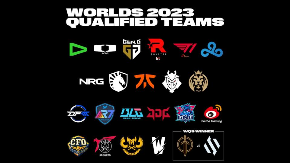 Teams qualified for Worlds 2023. (Photo: Riot Games)