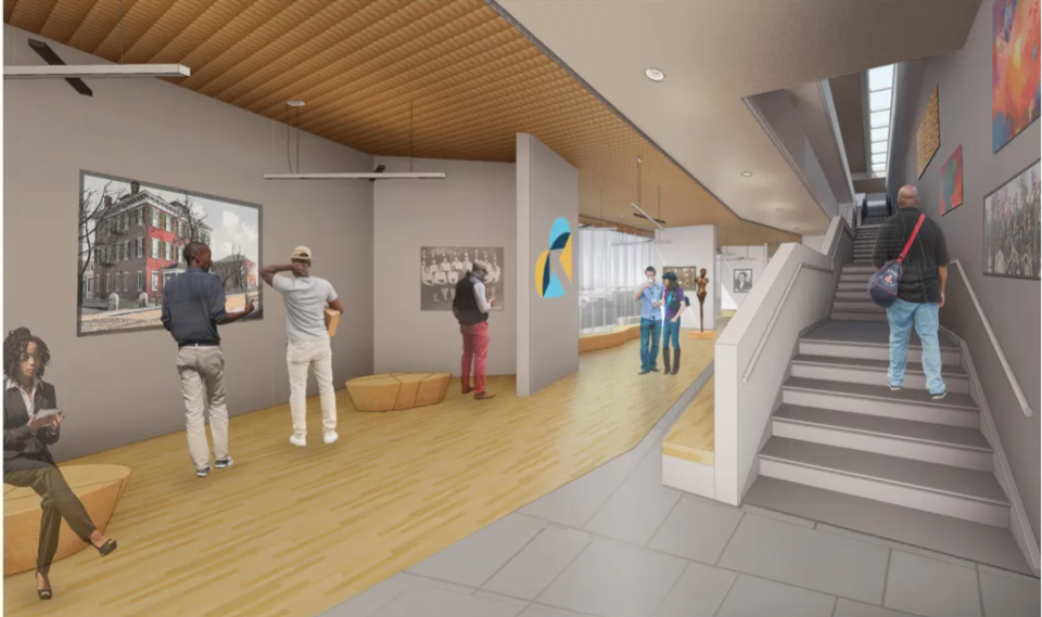 A conceptual rendering of the new center’s interior was released a couple of years ago, soon after plans emerged about the History and Culture Center.
