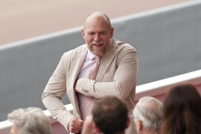 Mike Tindall ระหว่างการประกวด Platinum Jubilee (PA) (PA Wire)