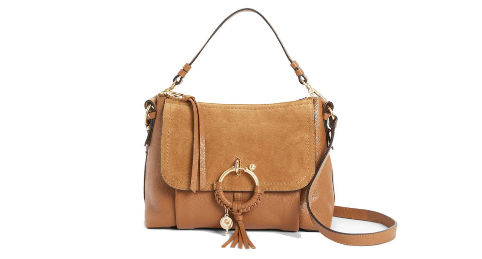 See By Chloé Joan Suede Leather Small Satchel Bag 