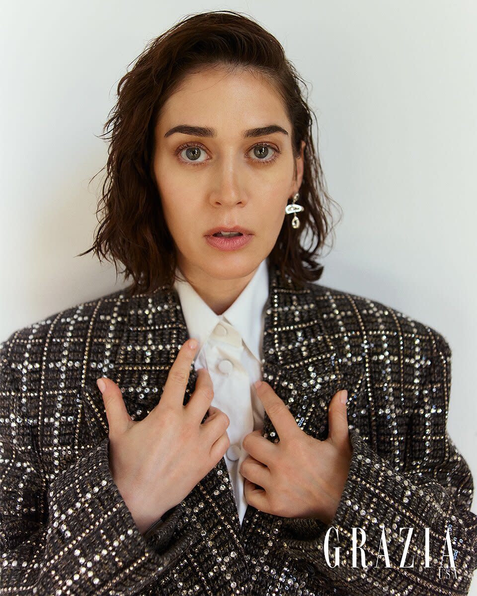 Lizzy Caplan - Grazia Magazine