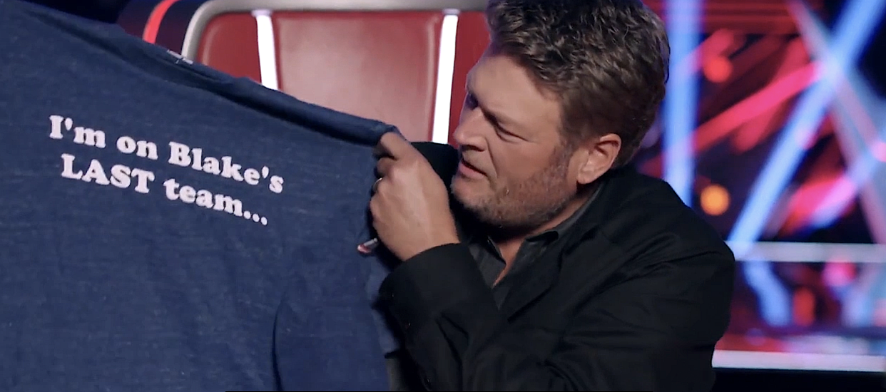 Blake Shelton kicks off his final season as a 'Voice' coach in style. (Photo: NBC)