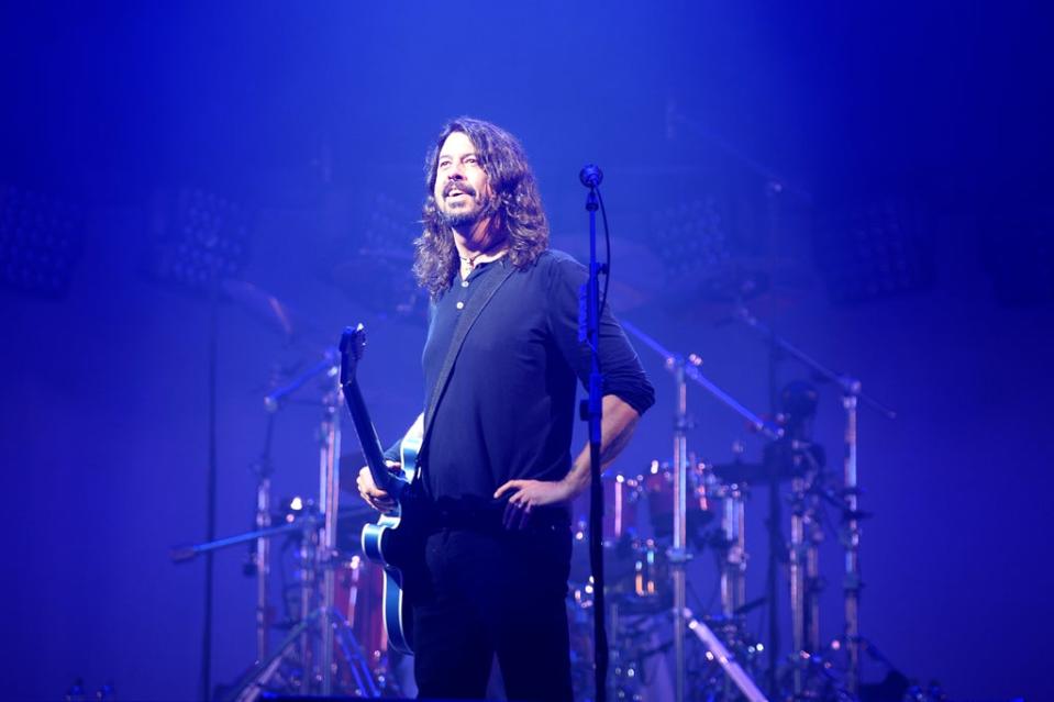 Dave Grohl and Foo Fighters at Glastonbury Festival 2017 (Ben Birchall/PA)