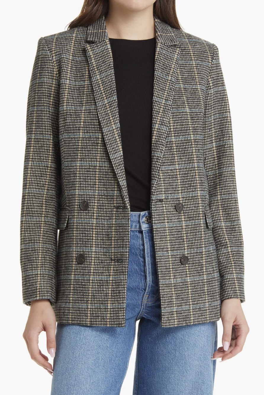 <p><a href="https://go.redirectingat.com?id=74968X1596630&url=https%3A%2F%2Fwww.nordstrom.com%2Fs%2Fcody-houndstooth-check-double-breasted-blazer%2F7433051%3Forigin%3Dcategory-personalizedsort%26breadcrumb%3DHome%252FAnniversary%2BSale%252FWomen%252FContemporary%26color%3D002&sref=https%3A%2F%2F" rel="nofollow noopener" target="_blank" data-ylk="slk:Shop Now;elm:context_link;itc:0;sec:content-canvas" class="link rapid-noclick-resp">Shop Now</a></p><p>Cody Houndstooth Blazer</p><p>$219.99</p><p>nordstrom.com</p><span class="copyright">Nordstrom</span>