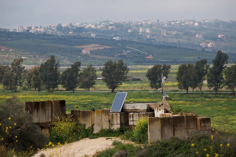 FILE PHOTO: Israel's border with Lebanon, in northern Israel