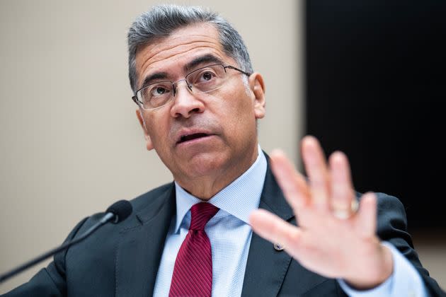 Health and Human Services Secretary Xavier Becerra, seen here in recent testimony before Congress, says states reviewing Medicaid enrollment too hastily are likely taking coverage away from some people who still qualify, including many children. 